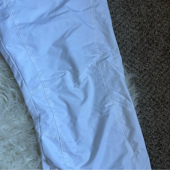 Columbia Omni-Tech Women's Insulated White Snow Ski Snowboard Winter Pants Siz M - Picture 8 of 14